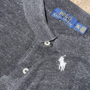 Polo Ralph Lauren Pique Cotton Short Sleeve Polo Men's 2XLT Dark Grey Pony